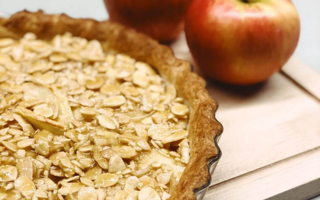 Recette tarte aux pommes Honeycrunch® miel et amandes